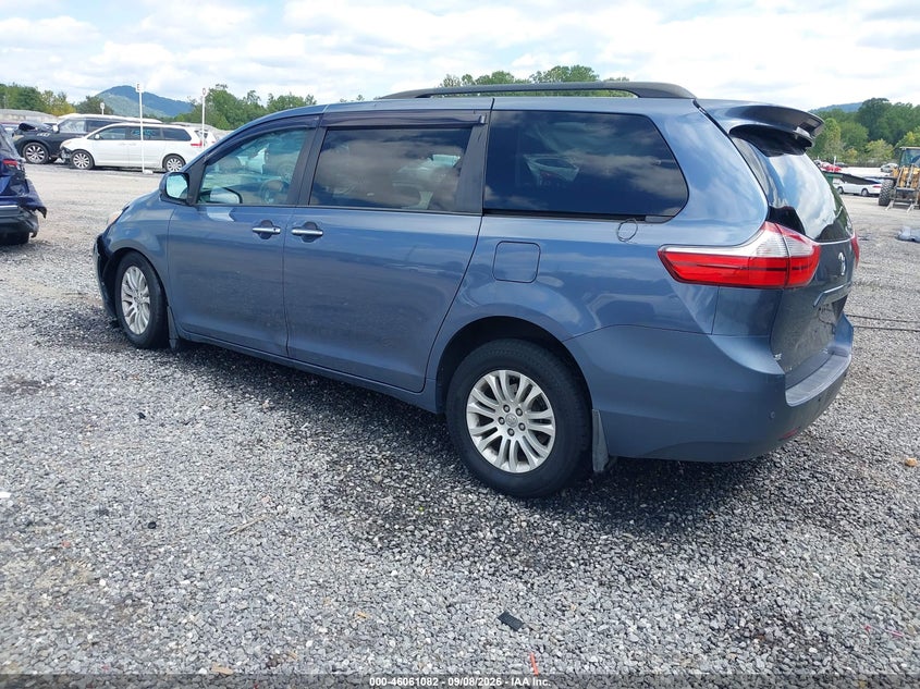 Vin: 5tdyz3dcxhs769273, lot: 46560610, toyota sienna xle premium 8 passenger 20173