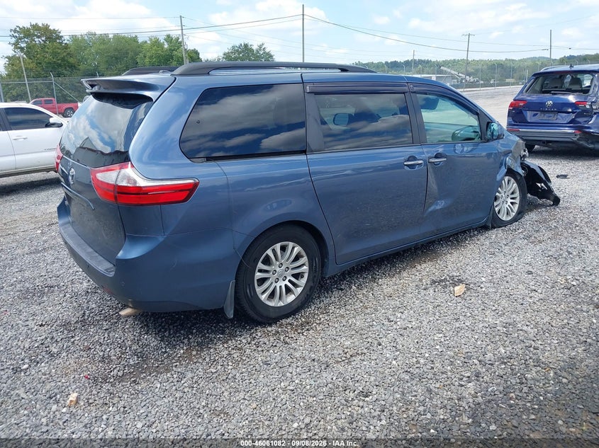 Vin: 5tdyz3dcxhs769273, lot: 46560610, toyota sienna xle premium 8 passenger 20174