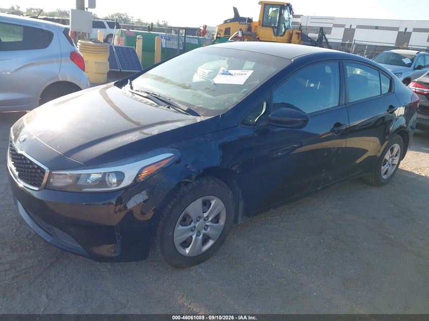 Vin: 3kpfk4a78je192879, lot: 46560616, kia forte lx 20182
