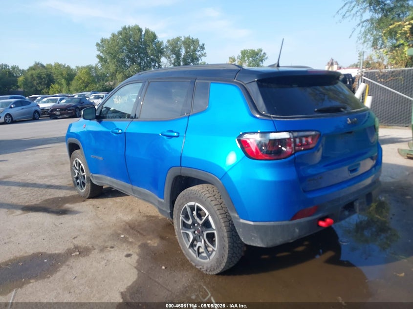 Vin: 3c4njddnxst559500, lot: 46560641, jeep compass trailhawk 4x4 20253