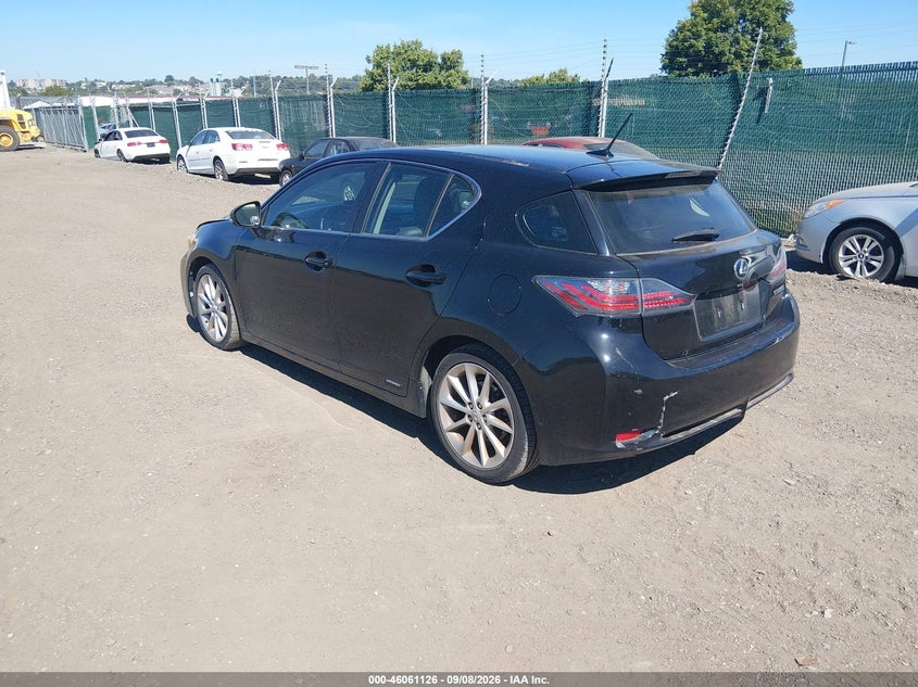 2012 LEXUS CT 200H auction photo 3