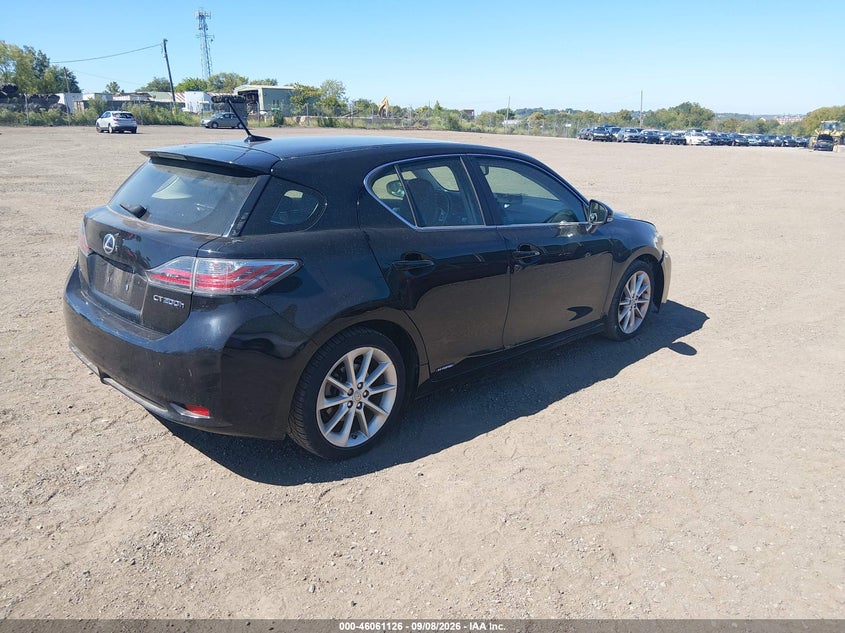 2012 LEXUS CT 200H auction photo 4