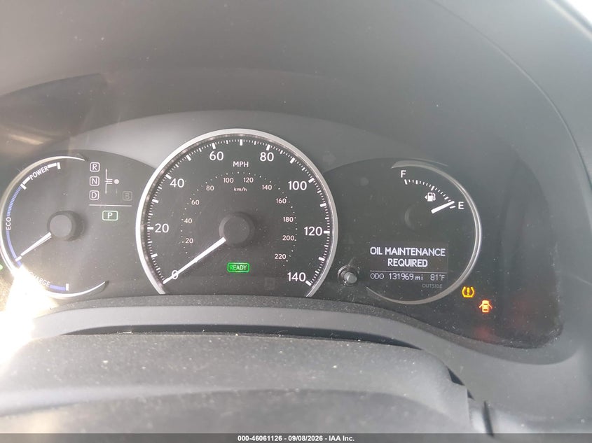 2012 LEXUS CT 200H auction photo 7