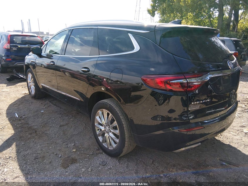 Vin: 5gaerckw3mj166240, lot: 46560697, buick enclave fwd premium 20213