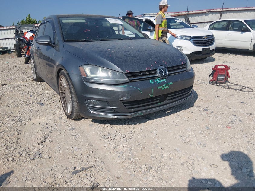 VOLKSWAGEN GOLF 2015 VIN 3VW2A7AU5FM072010