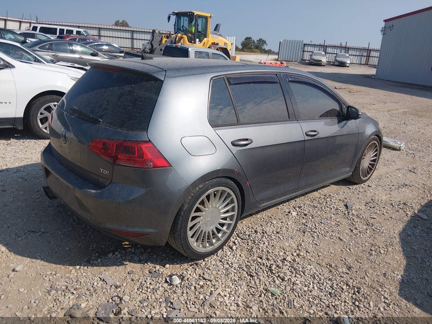 2015 VOLKSWAGEN GOLF auction photo 4