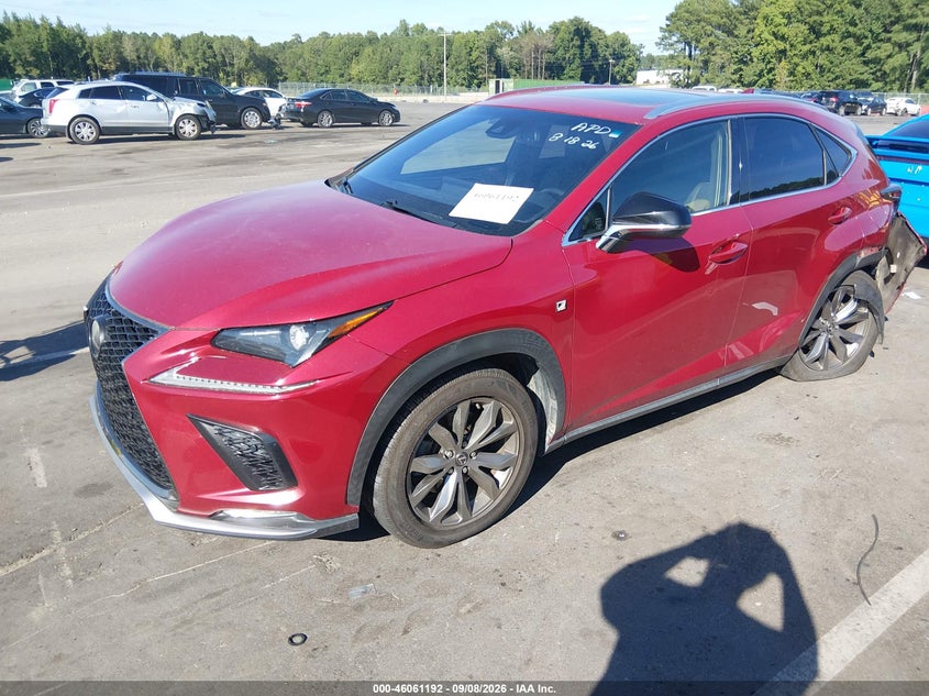 Vin: jtjyarbz2k2138000, lot: 46560719, lexus nx 300 f sport 20192