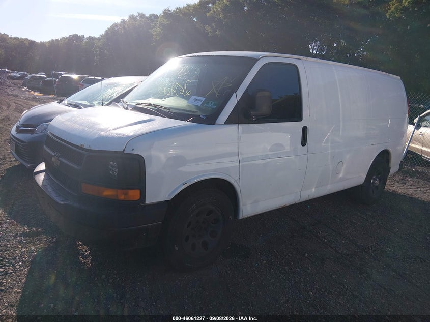 Vin: 1gcsgafx1b1145401, lot: 46560754, chevrolet express 1500 work van 20112
