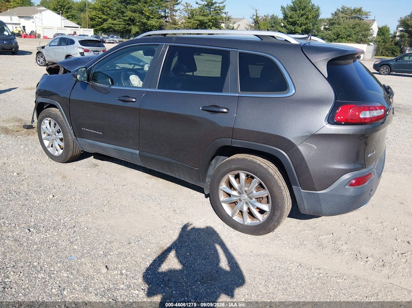 Vin: 1c4pjmdb0hw614800, lot: 46560802, jeep cherokee limited 4x4 20173
