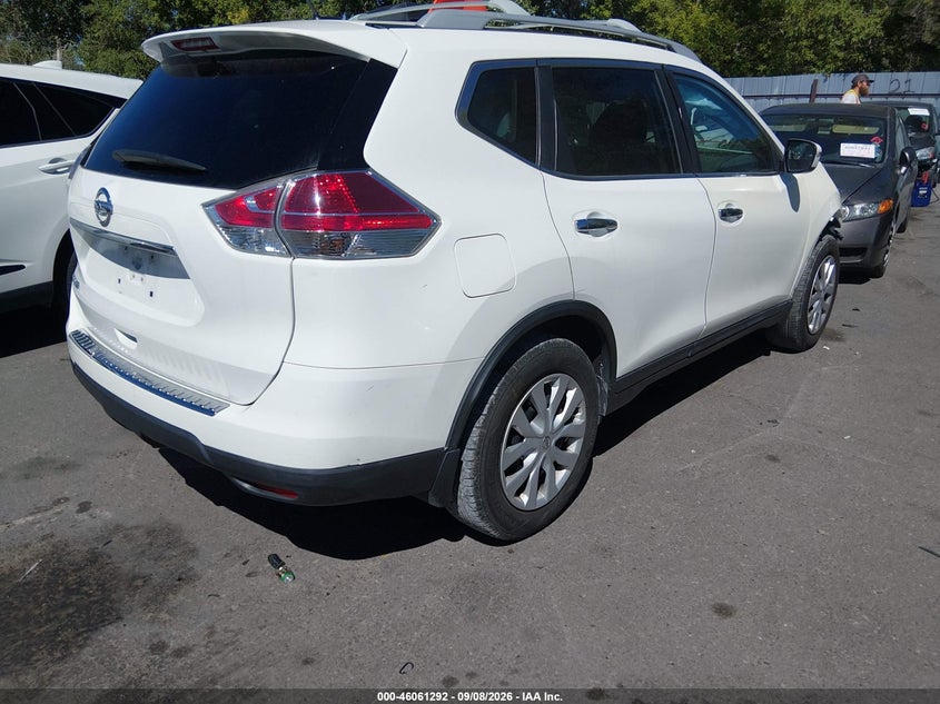 Vin: 5n1at2mn0gc918476, lot: 46560819, nissan rogue s 20164
