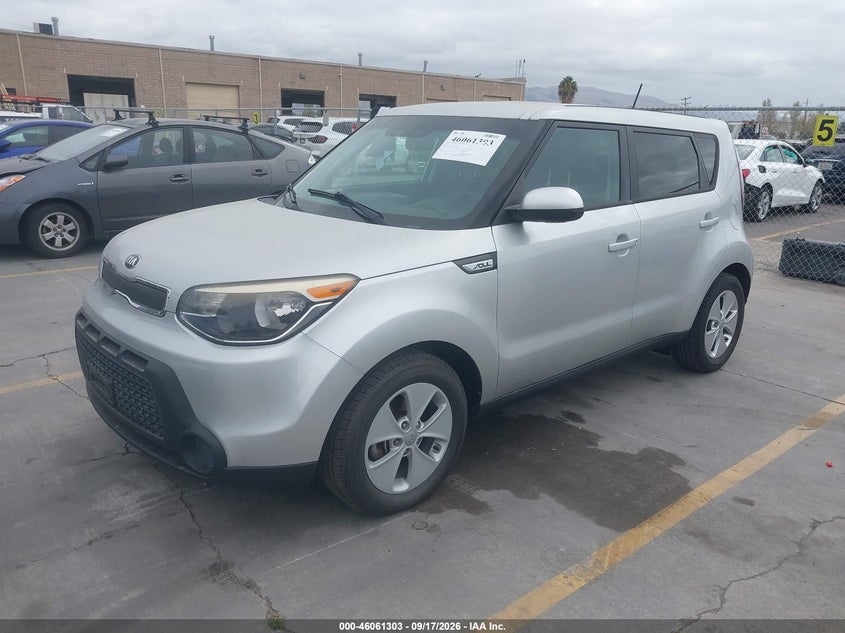 Vin: kndjn2a2xf7775956, lot: 46560830, kia soul 20152