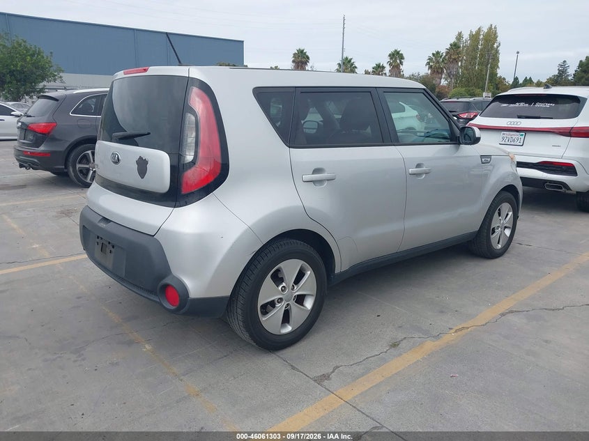 Vin: kndjn2a2xf7775956, lot: 46560830, kia soul 20154