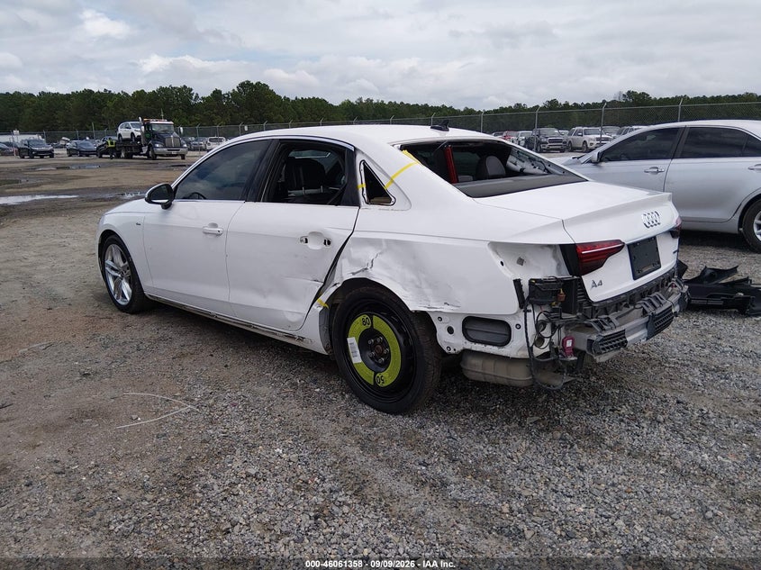 Vin: waueaaf45pn007099, lot: 46560885, audi a4 premium plus 45 tfsi s line quattro s tronic 20233