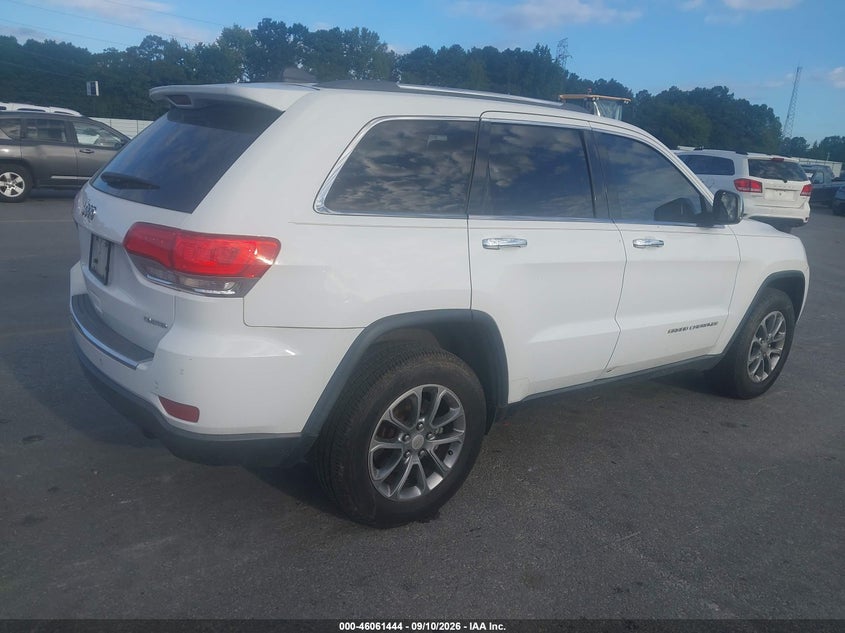 2014 JEEP GRAND CHEROKEE auction photo 4