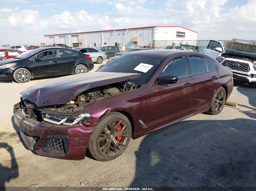 Vin: wba13bk07mcg30901, lot: 46560976, bmw m550i xdrive 20212