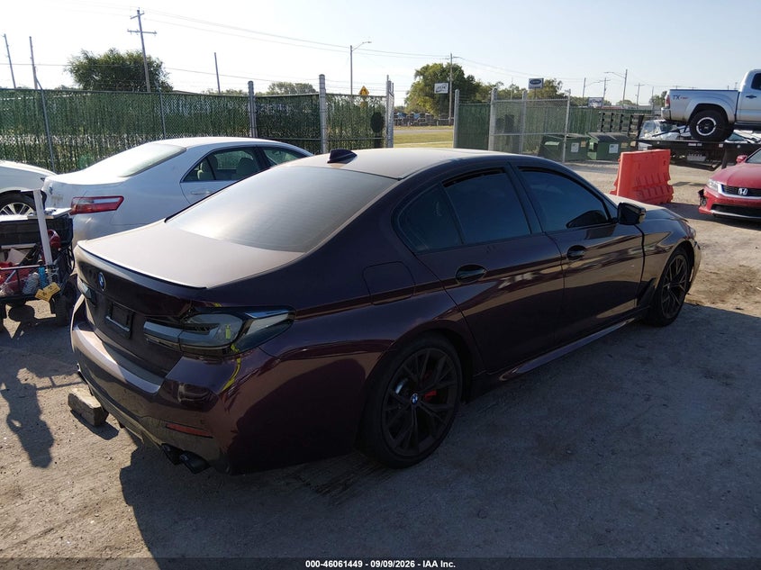 Vin: wba13bk07mcg30901, lot: 46560976, bmw m550i xdrive 20214