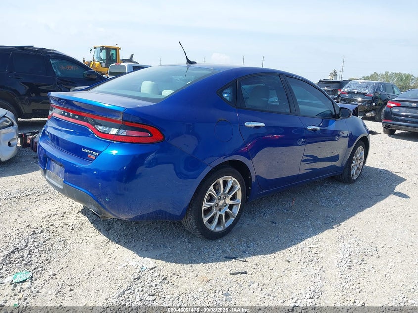 Vin: 1c3cdfch3dd178574, lot: 46561003, dodge dart limited 20134