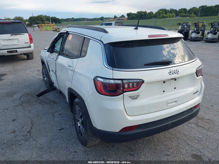 Vin: 3c4njcbb1jt469492, lot: 46561020, jeep compass sun and wheel fwd 20183