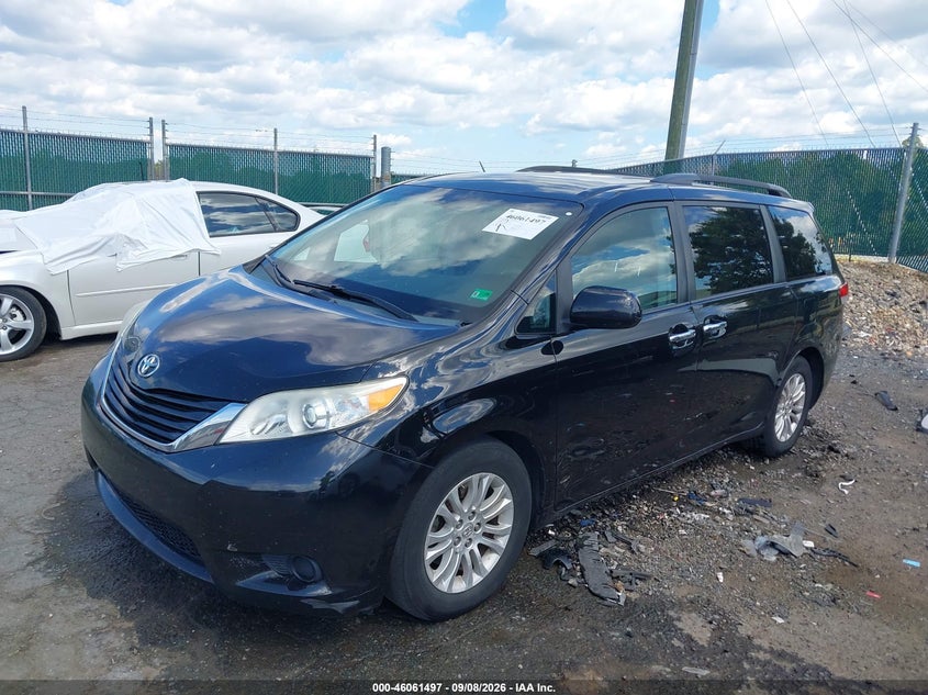 Vin: 5tdkk3dc5es487547, lot: 46561024, toyota sienna le v6 8 passenger 20142