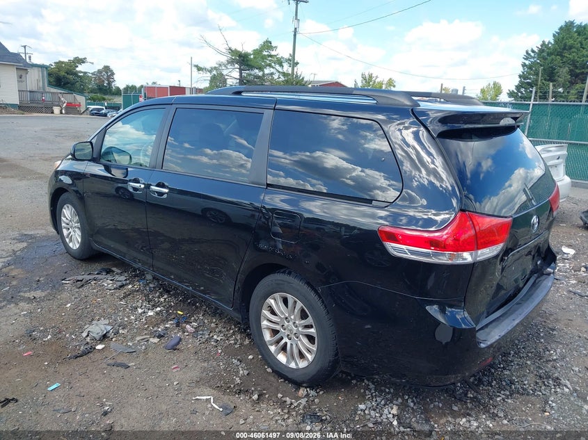Vin: 5tdkk3dc5es487547, lot: 46561024, toyota sienna le v6 8 passenger 20143