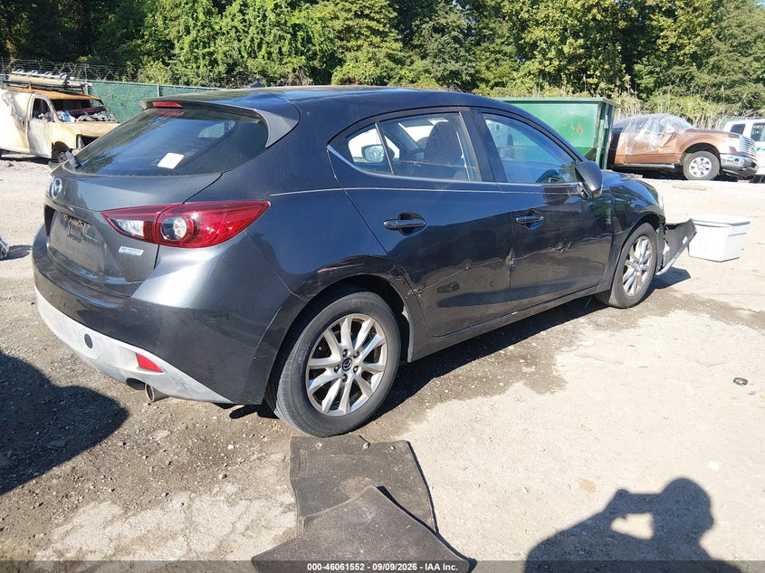 Vin: jm1bm1k74g1302781, lot: 46561079, mazda mazda3 i sport 20164