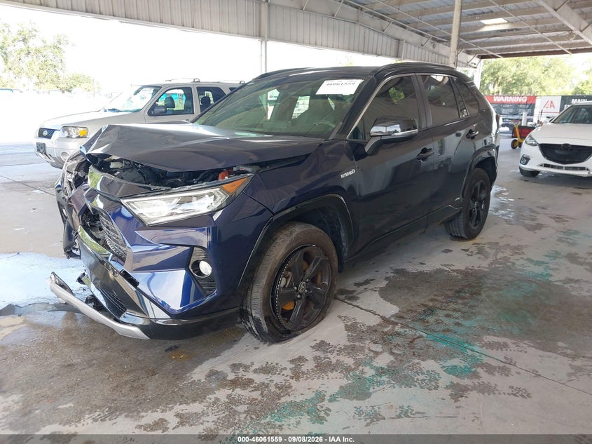 Vin: jtme6rfv6mj006218, lot: 46561086, toyota rav4 hybrid xse 20212