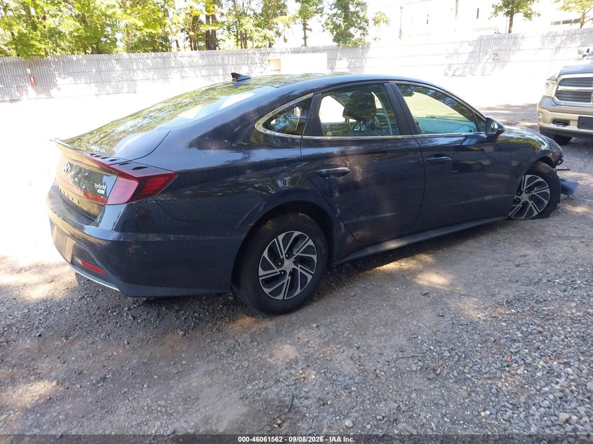 Vin: kmhl24jj0na044924, lot: 46561089, hyundai sonata hybrid blue 20224