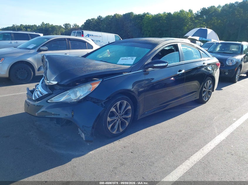 Vin: 5npec4ac2eh885700, lot: 46561105, hyundai sonata se 20142