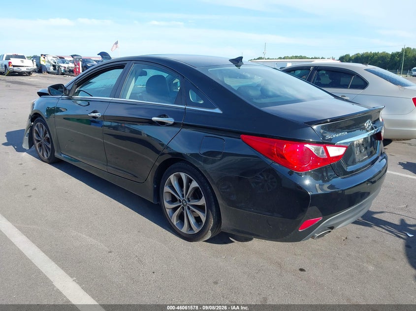 Vin: 5npec4ac2eh885700, lot: 46561105, hyundai sonata se 20143