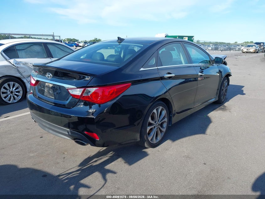 Vin: 5npec4ac2eh885700, lot: 46561105, hyundai sonata se 20144