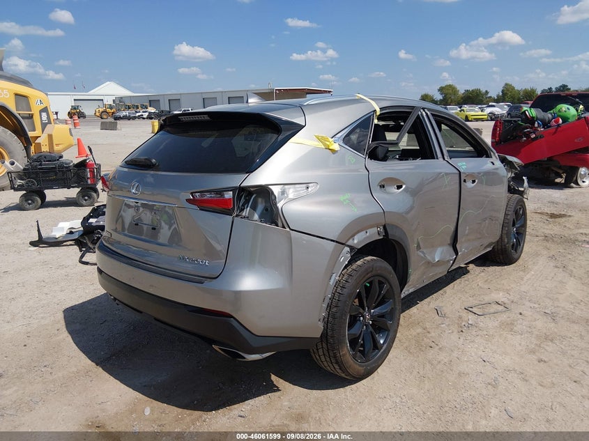 LEXUS NX 200T 2017 VIN JTJYARBZ9H2057701