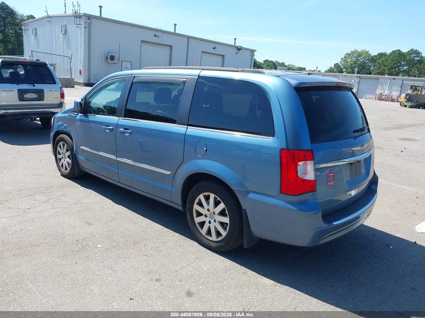 Vin: 2c4rc1bg6cr165348, lot: 46561133, chrysler town & country touring 20123