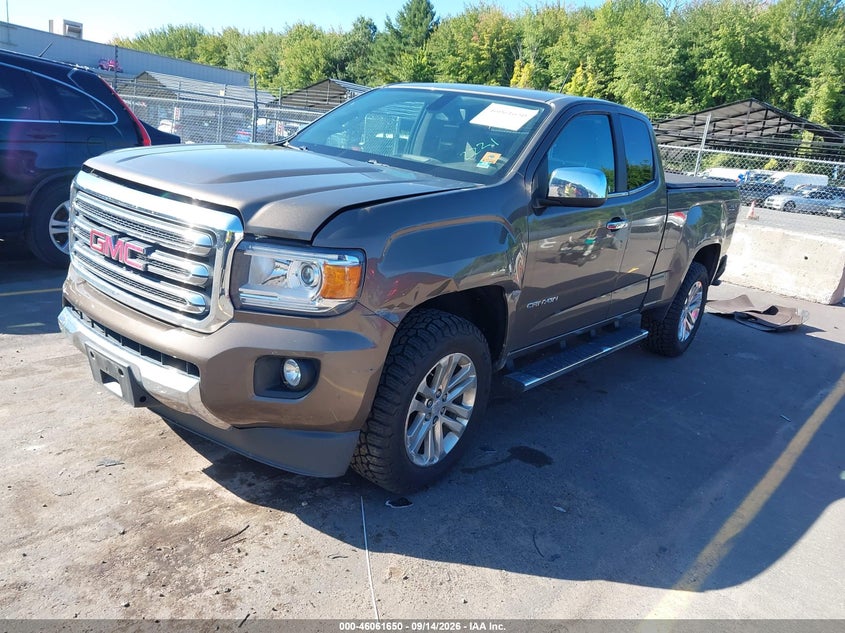 Vin: 1gth6ce39f1260938, lot: 46561177, gmc canyon slt 20152