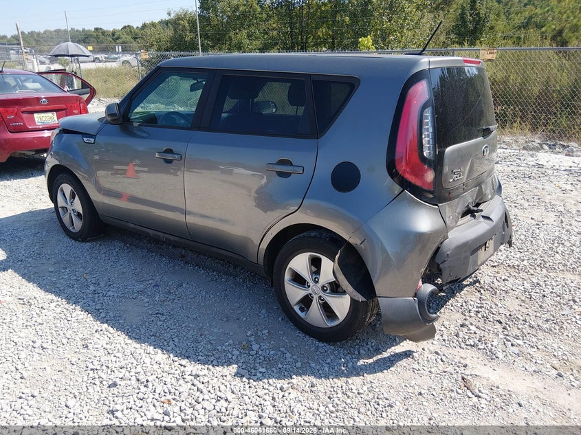 Vin: kndjn2a26g7377970, lot: 46561207, kia soul 20163