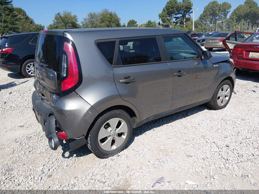 Vin: kndjn2a26g7377970, lot: 46561207, kia soul 20164