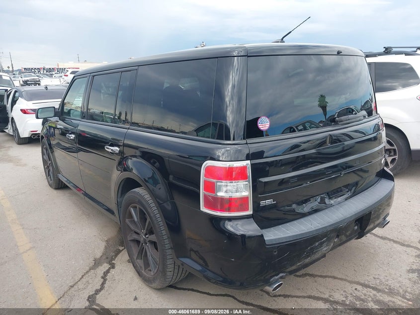 Vin: 2fmgk5c80kba33682, lot: 46561216, ford flex sel 20193
