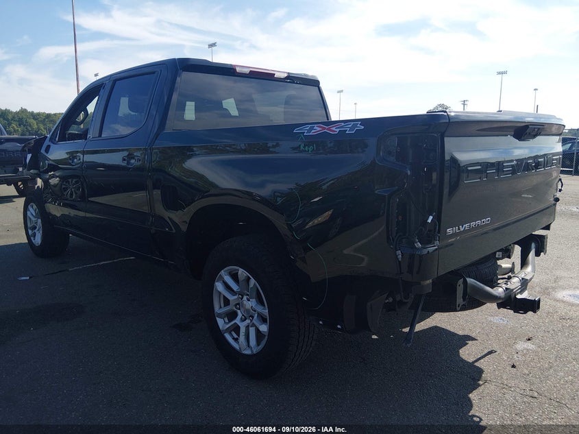 Vin: 3gcpkkek9sg138455, lot: 46561221, chevrolet silverado 1500 4wd  short bed lt with 2fl 20253