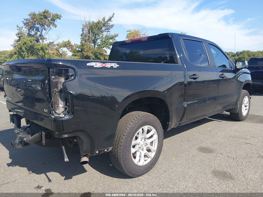 Vin: 3gcpkkek9sg138455, lot: 46561221, chevrolet silverado 1500 4wd  short bed lt with 2fl 20254
