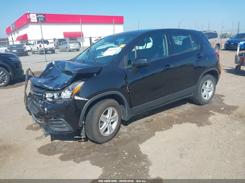 Vin: kl7cjksb6lb036883, lot: 46561223, chevrolet trax fwd ls 20202
