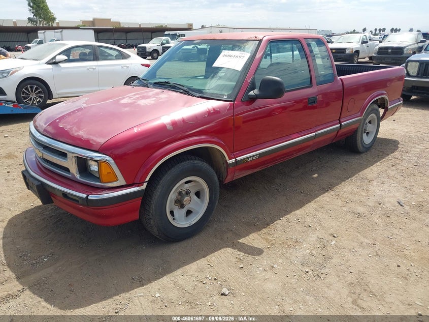 1996 CHEVROLET S-10 PICKUP COUPE 4.3L V6 FI F