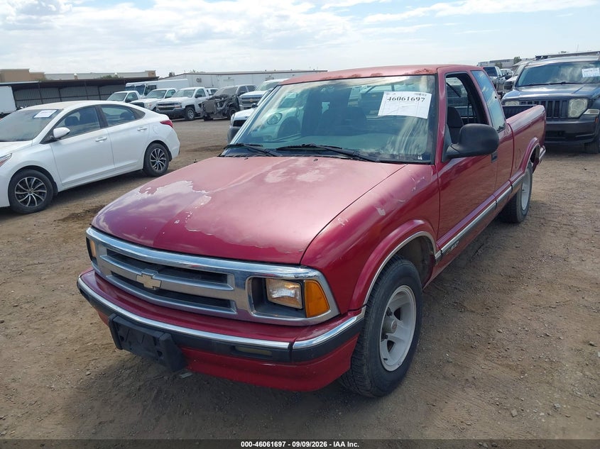 1996 CHEVROLET S-10 PICKUP COUPE 4.3L V6 FI F
