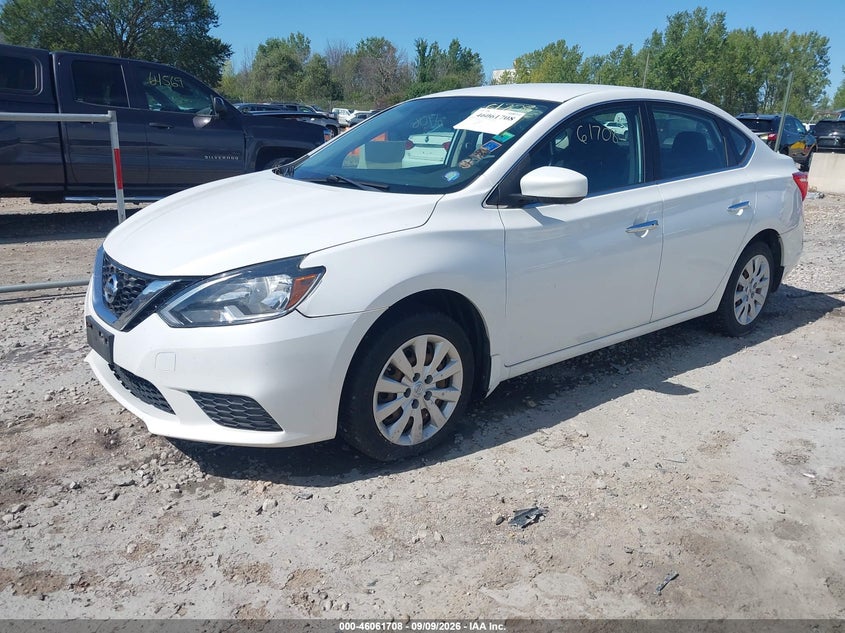 Vin: 3n1ab7apxgy226990, lot: 46561235, nissan sentra sv 20162