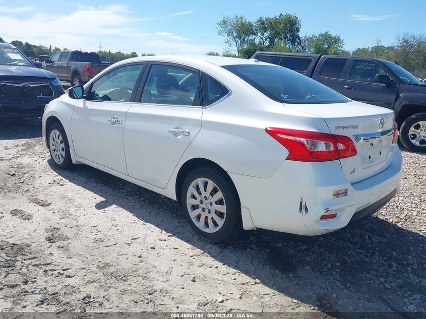 2016 NISSAN SENTRA auction photo 3