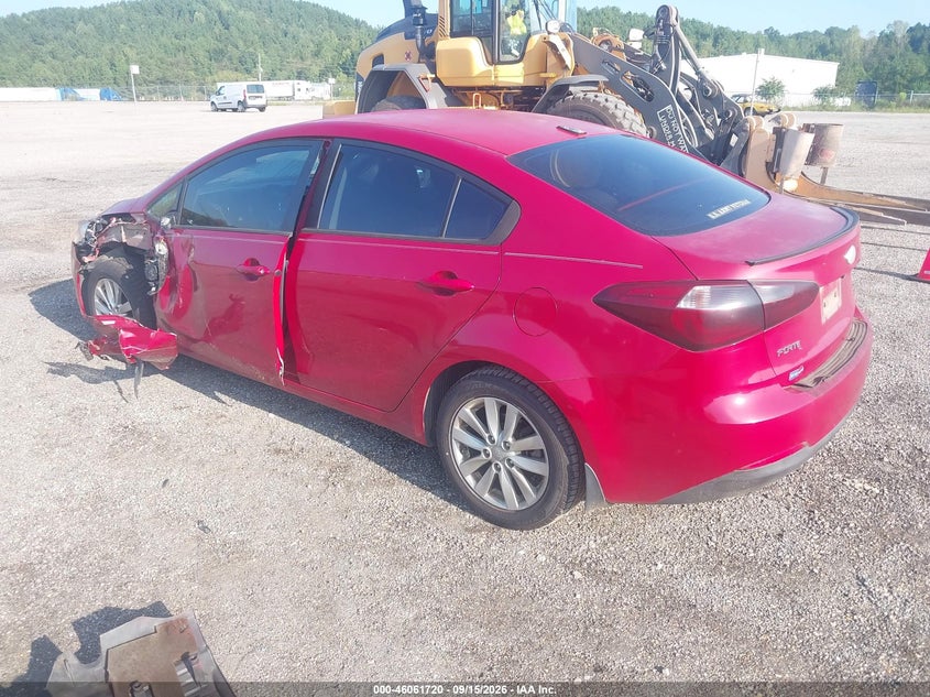 Vin: knafx4a66e5159547, lot: 46561247, kia forte lx 20143