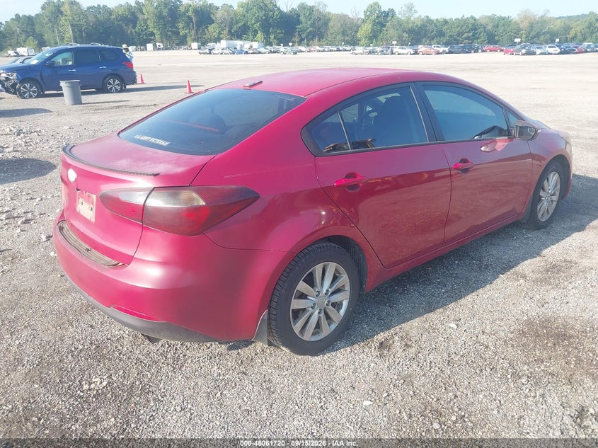 Vin: knafx4a66e5159547, lot: 46561247, kia forte lx 20144