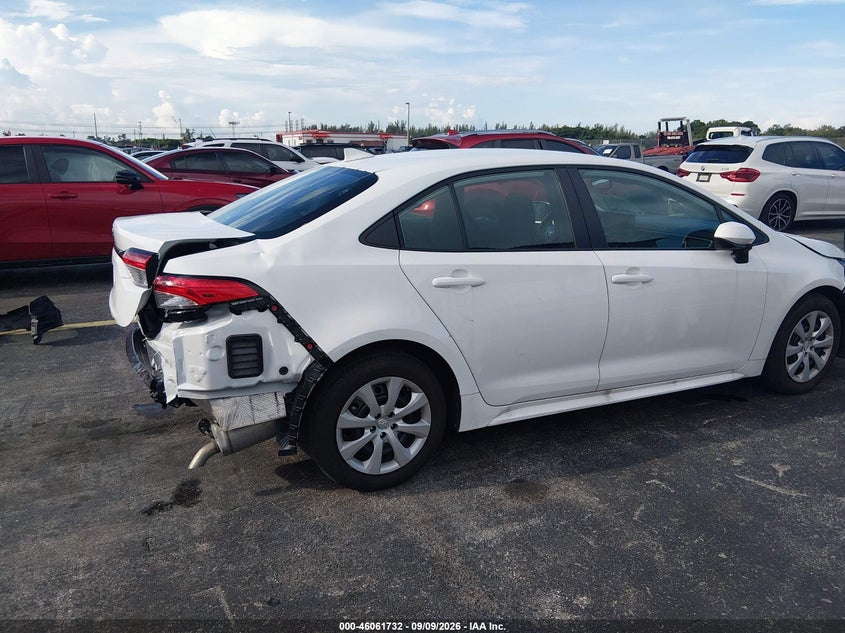 Vin: 5yfb4mde7sp237202, lot: 46561259, toyota corolla le 20254