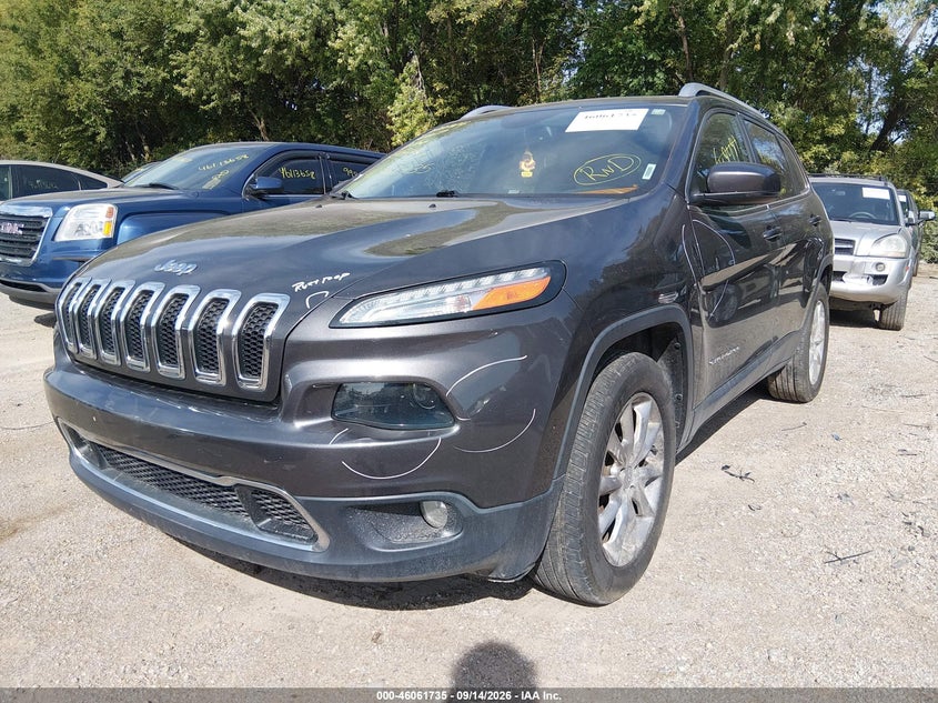 Vin: 1c4pjmdb5fw649491, lot: 46561262, jeep cherokee limited 20152