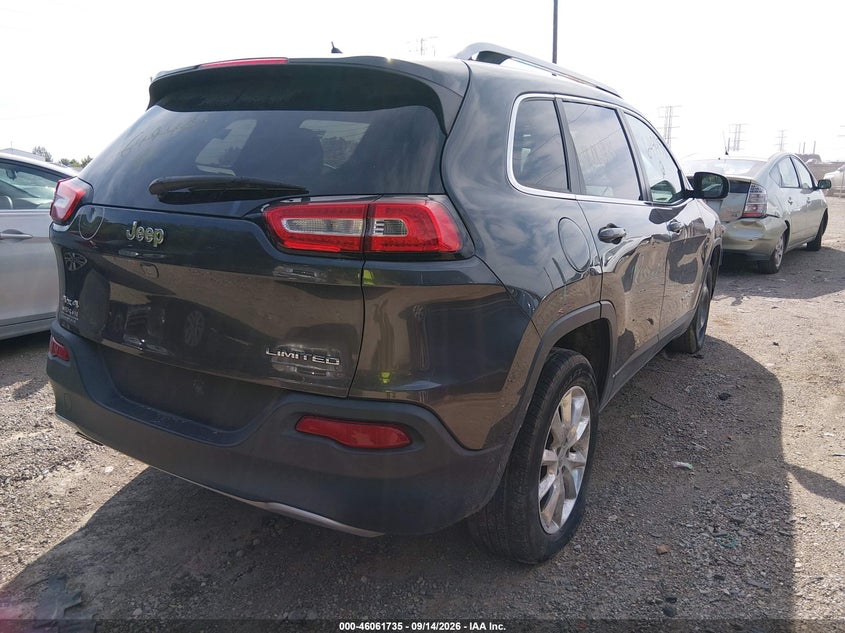 Vin: 1c4pjmdb5fw649491, lot: 46561262, jeep cherokee limited 20154