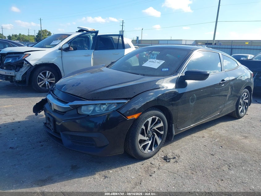 Vin: 2hgfc4b03jh302080, lot: 46561268, honda civic lx-p 20182