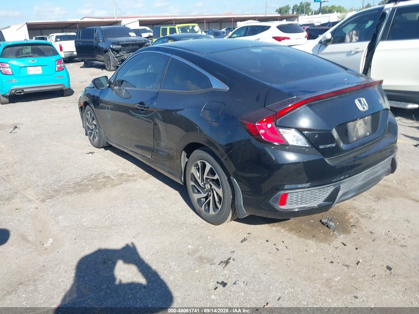 Vin: 2hgfc4b03jh302080, lot: 46561268, honda civic lx-p 20183